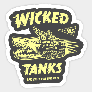 Wicked Tanks Sticker